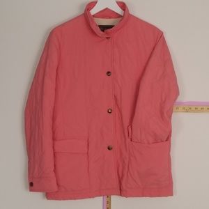 Loro Piana Barbie PINK Quilted snap jacket 46 PINK